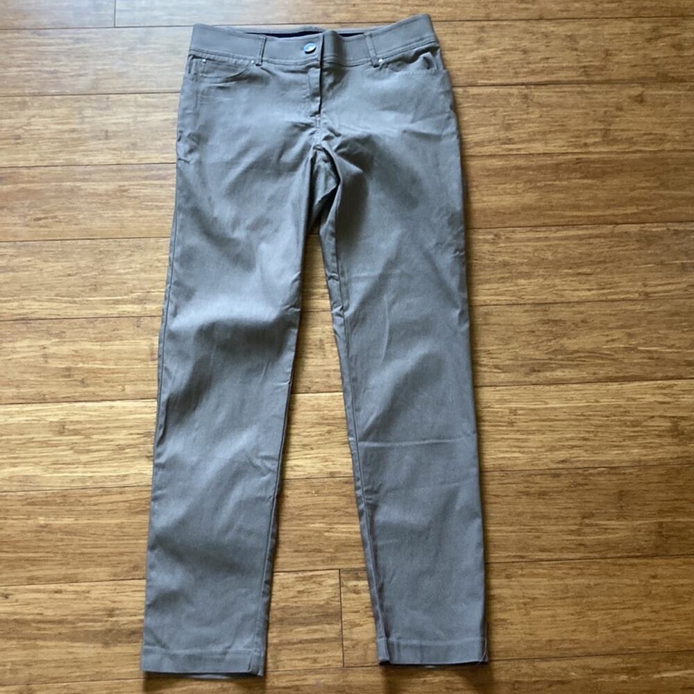 Kate Park Brown Skinny Pants, Size 6 - Picture 2 of 8